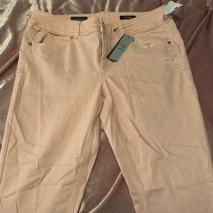 Cache Salmon Skinny Leg Pants Sz.12